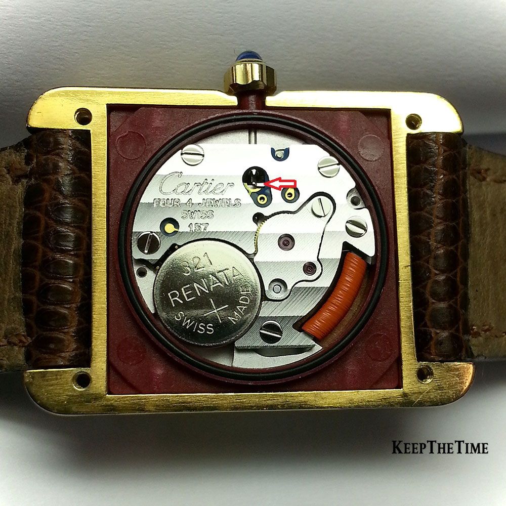 Cartier 157 Battery Change WatchUSeek Watch Forums